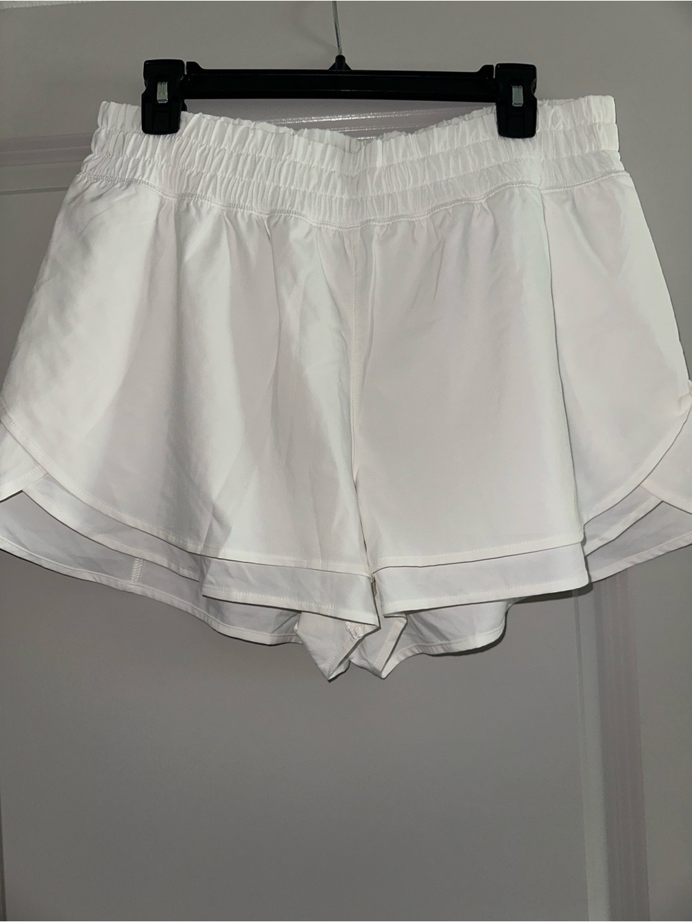 CALIA by Carrie Underwood White Layered Athletic Shorts